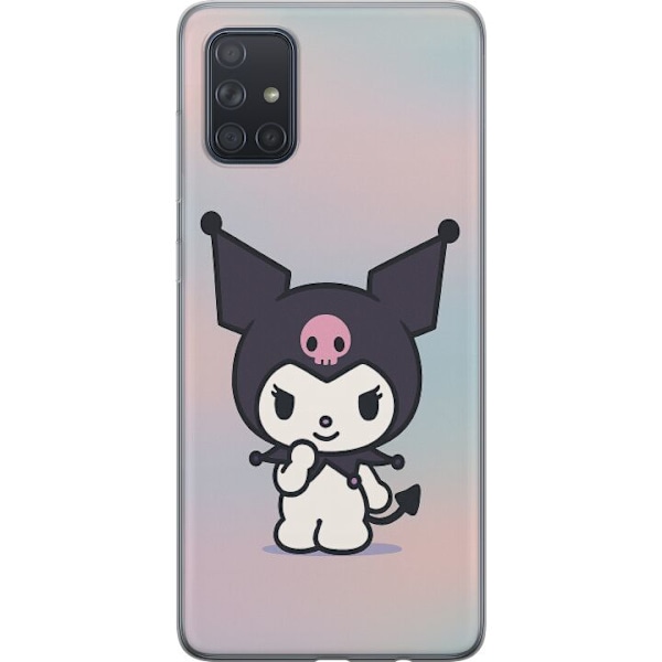 Samsung Galaxy A71 Gennemsigtig cover Kawaii Sanrio Kuromi