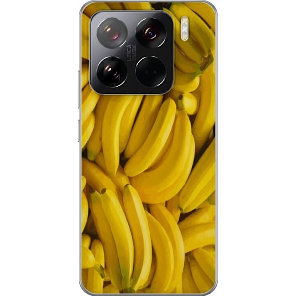 Xiaomi 15 Pro Genomskinligt Skal Banana Pattern – lekfullt m