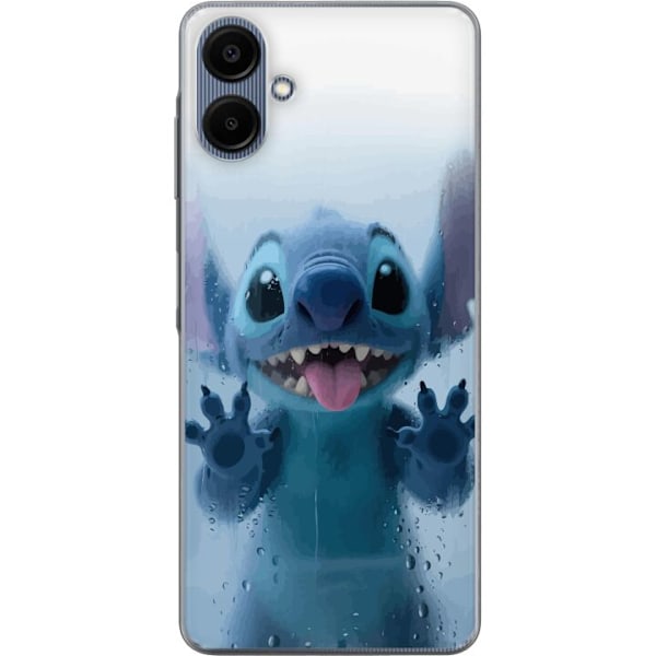 Samsung Galaxy A06 Genomskinligt Skal Stitch Window View – Stitch vid ett fönster i söt stil