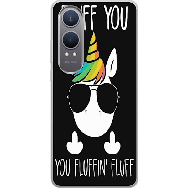 OnePlus Nord CE4 Lite Gennemsigtig cover Fluffy Unicorn