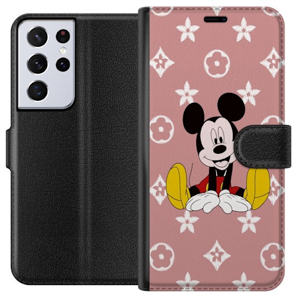 Samsung Galaxy S21 Ultra 5G Tegnebogsetui Mickey Mouse