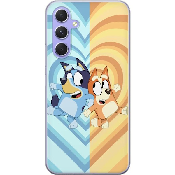 Samsung Galaxy A54 Läpinäkyvä kuori Bluey