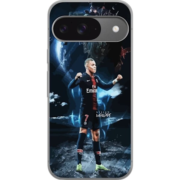 Google Pixel 9 Gjennomsiktig deksel Kylian Mbappé