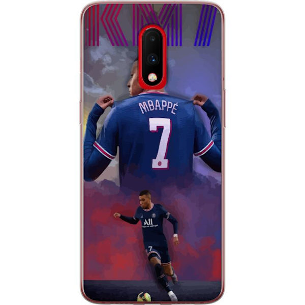 OnePlus 7 Läpinäkyvä kuori MAP Jalkapallo Design Graafinen Kuviointi Moderni Urheiluaihe Trendikäs Jalkapallo Suosittu Graafinen Tyyli Motiivi
