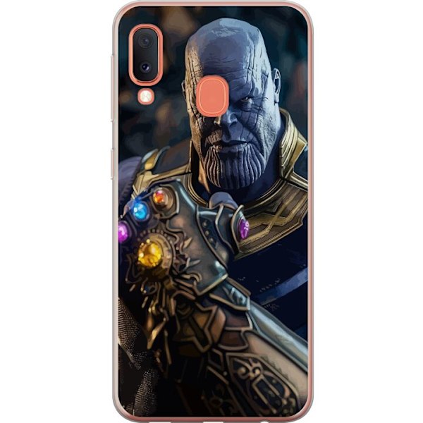 Samsung Galaxy A20e Genomskinligt Skal Thanos Marvel