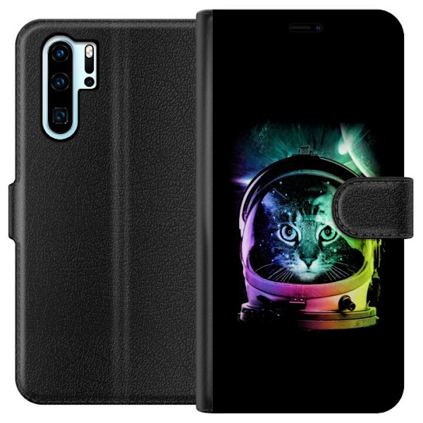 Huawei P30 Pro Tegnebogsetui Rum Kat