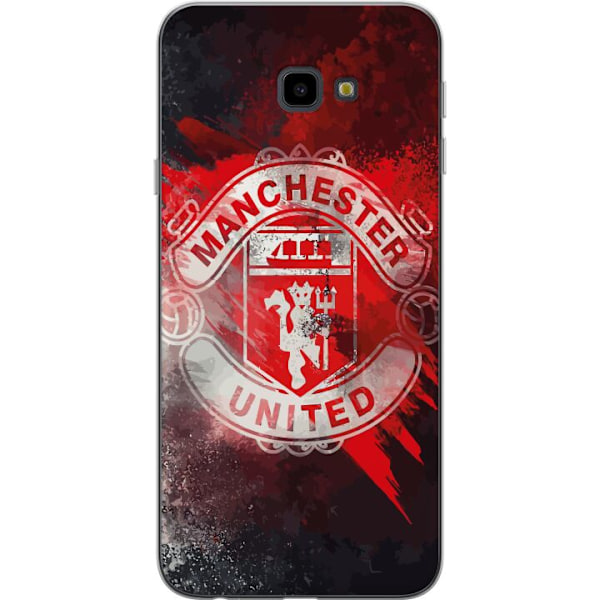 Samsung Galaxy J4+ Genomskinligt Skal Manchester United F.C.