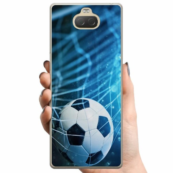 Sony Xperia 10 Plus TPU Mobilskal Fotboll