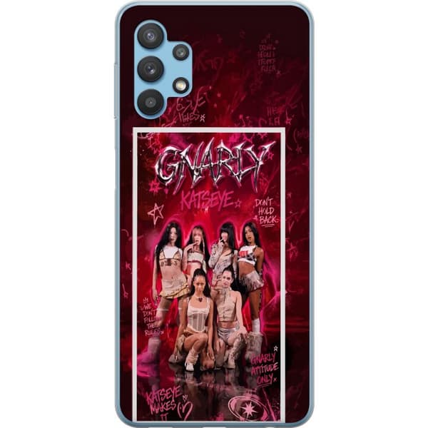 Kompatibelt Mobildeksel til Samsung Galaxy A32 5G KATSEYE rosa grafik rosa