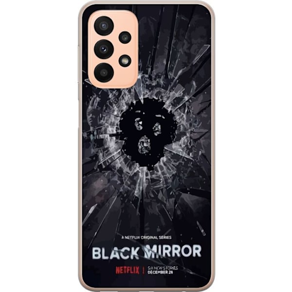 Samsung Galaxy A23 Genomskinligt Skal Black Mirror Sci-Fi Netf