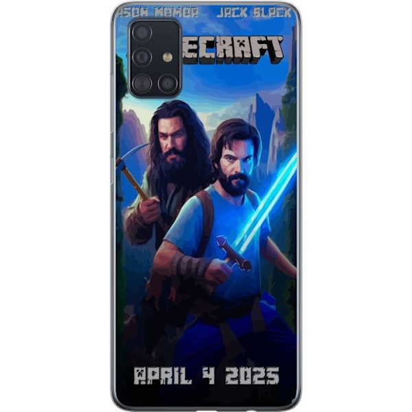 Samsung Galaxy A51 Gennemsigtig cover En Minecraft-film
