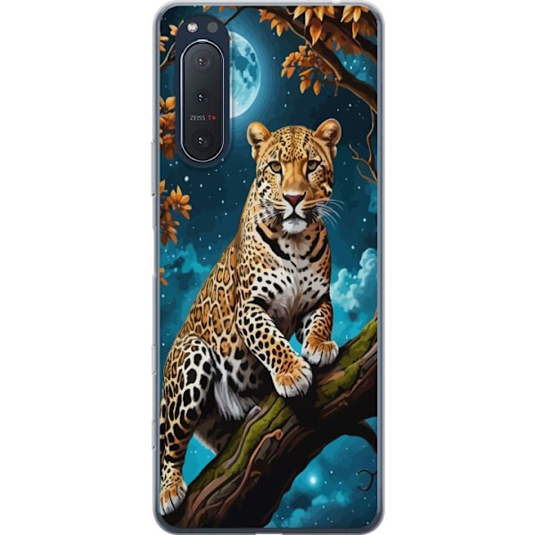 Sony Xperia 5 II Gjennomsiktig deksel Leopard