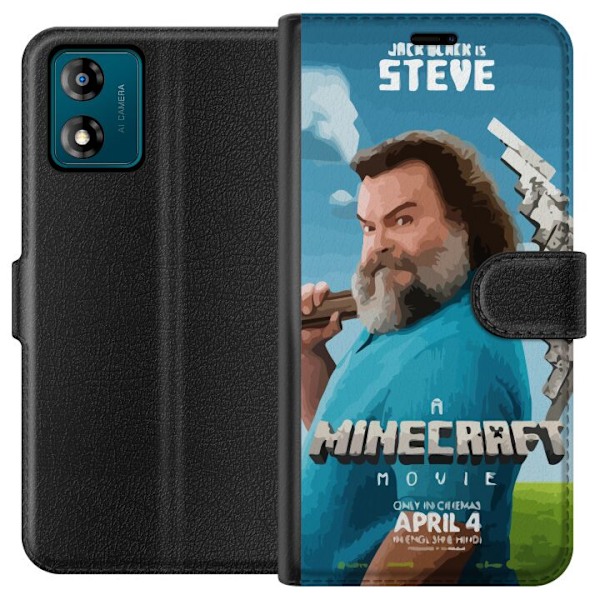 Motorola Moto E13 Lompakkokotelo Minecraft-elokuva