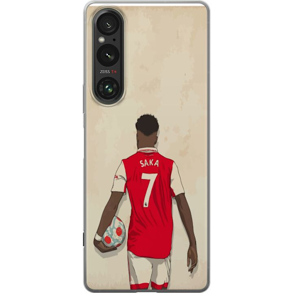 Sony Xperia 1 VI Läpinäkyvä kuori Arsenal FC Jalkapallo Arsenal FC Motiivi Pelaaja Premier League Englanti Suosittu Urheilulaji Jalkapallotähti Lo