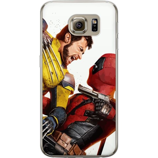 Samsung Galaxy S6 Genomskinligt Skal Deadpool & Wolverine