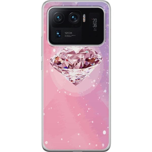 Xiaomi Mi 11 Ultra Gennemsigtig cover Glitter Diamant