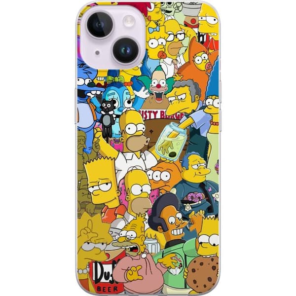 Kompatibelt Mobildeksel til Apple iPhone 14 Simpsons