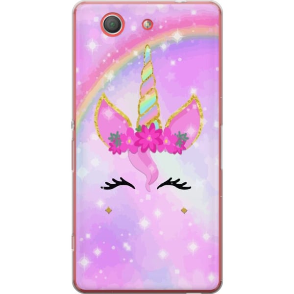 Sony Xperia Z3 Compact Genomskinligt Skal Unicorn Face