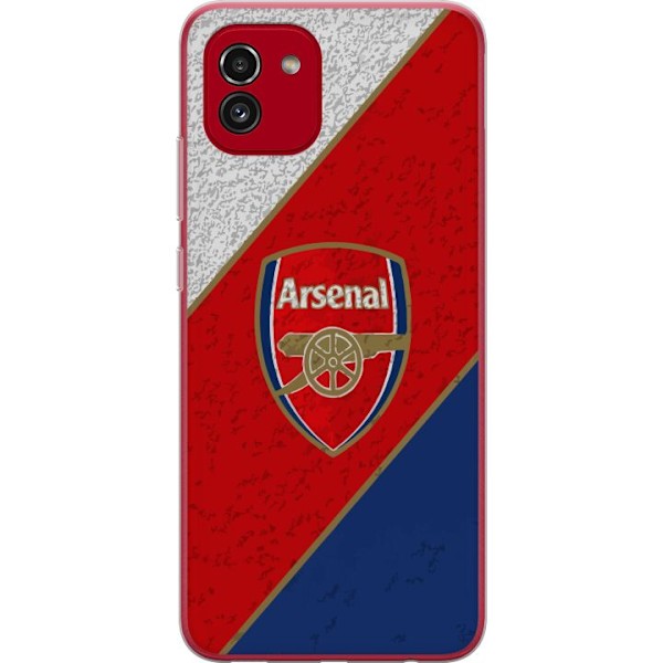 Samsung Galaxy A03 Läpinäkyvä kuori Arsenal