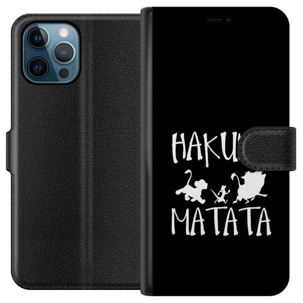 Apple iPhone 12 Pro Tegnebogsetui Hakuna Matata