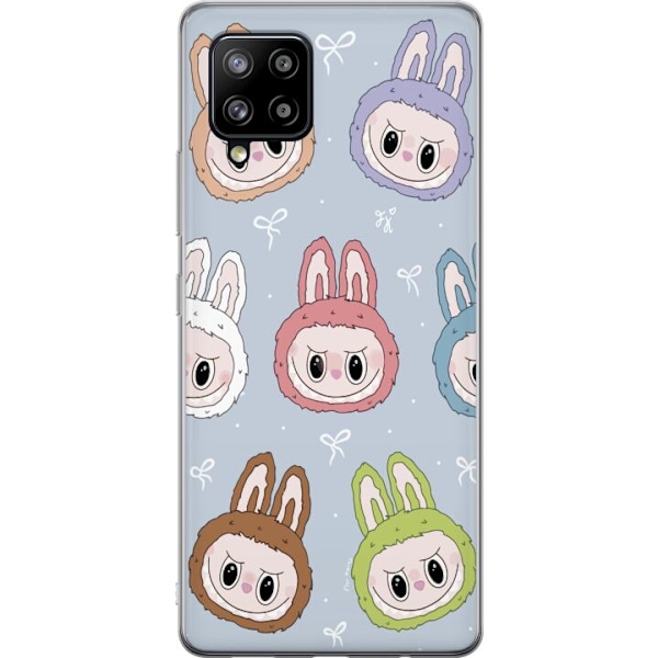 Samsung Galaxy A42 5G Läpinäkyvä kuori Pastel Labubu