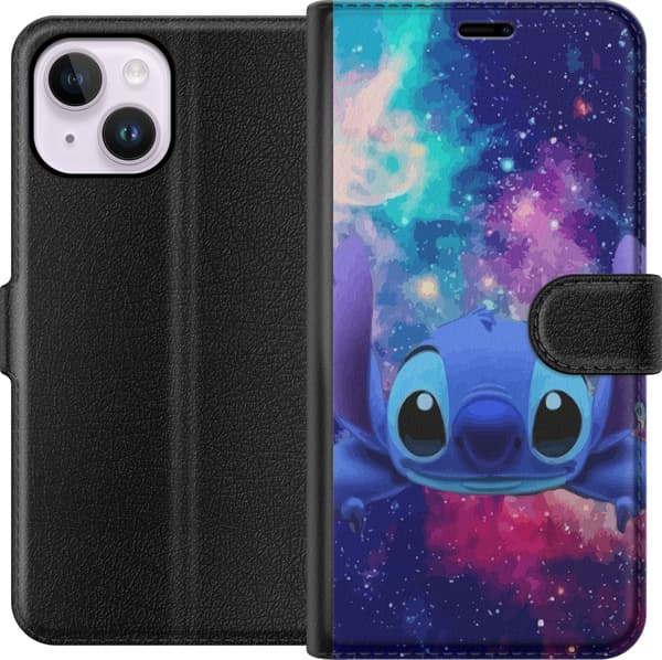 Kompatibel Tegnebogsetui til Apple iPhone 14 Plus Stitch
