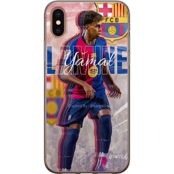 Apple iPhone XS Gjennomsiktig deksel Lamine Yamal FCB