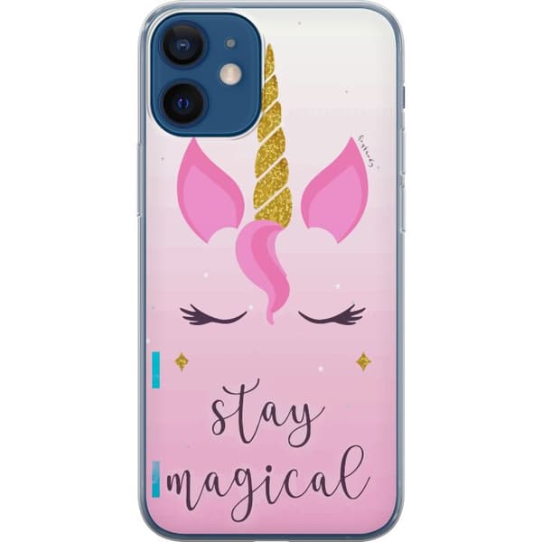 Kompatibelt Mobilskal till Apple iPhone 12 mini Unicorn Face