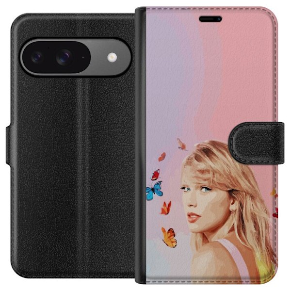 Google Pixel 9 Pro Lommeboketui Taylor Swift Sommerfugler