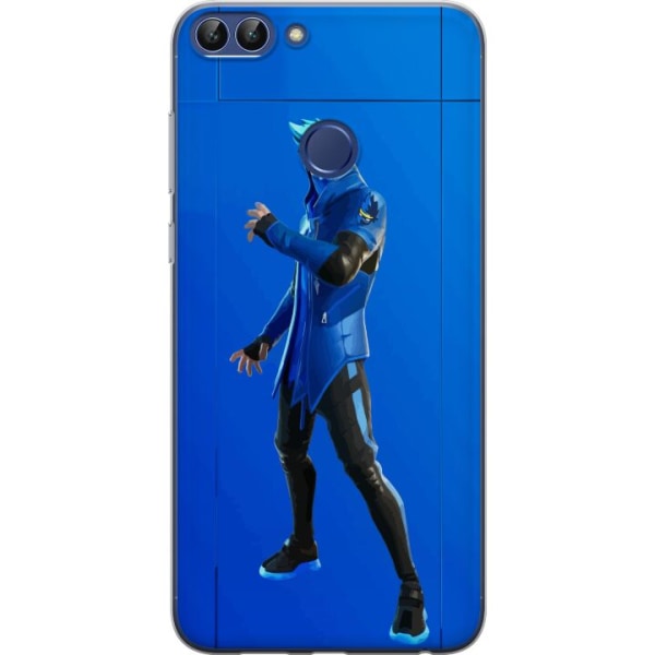Huawei P smart Gennemsigtig cover Fortnite - Ninja Blue