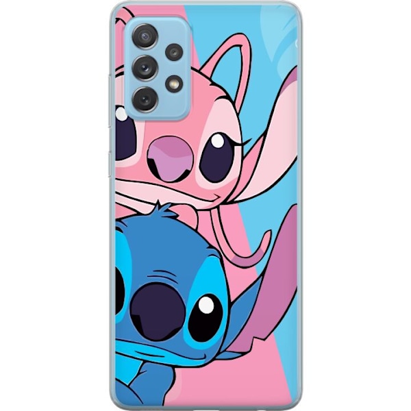 Samsung Galaxy A72 5G Läpinäkyvä kuori Stitch & Angel
