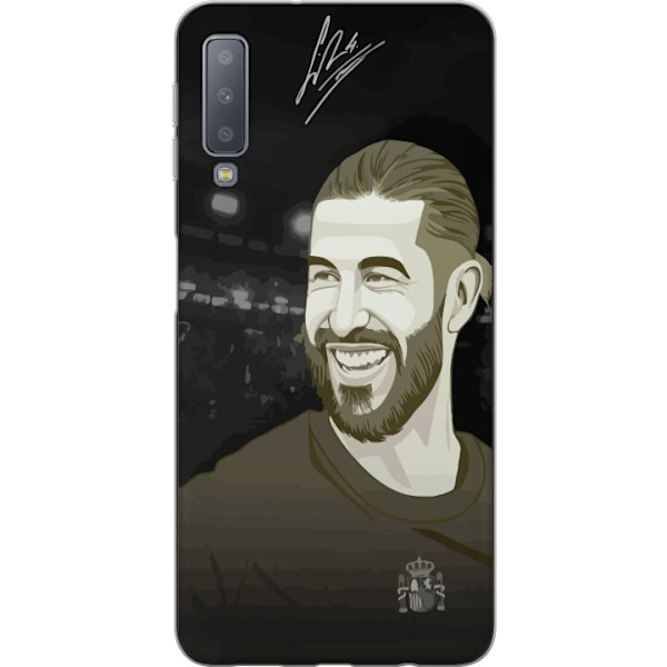 Samsung Galaxy A7 (2018) Läpinäkyvä kuori Sergio Ramos