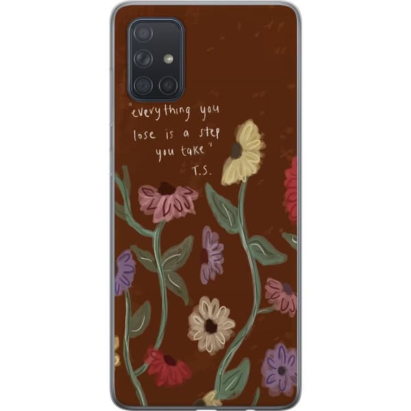 Kompatibelt Mobilskal till Samsung Galaxy A71 Blommor