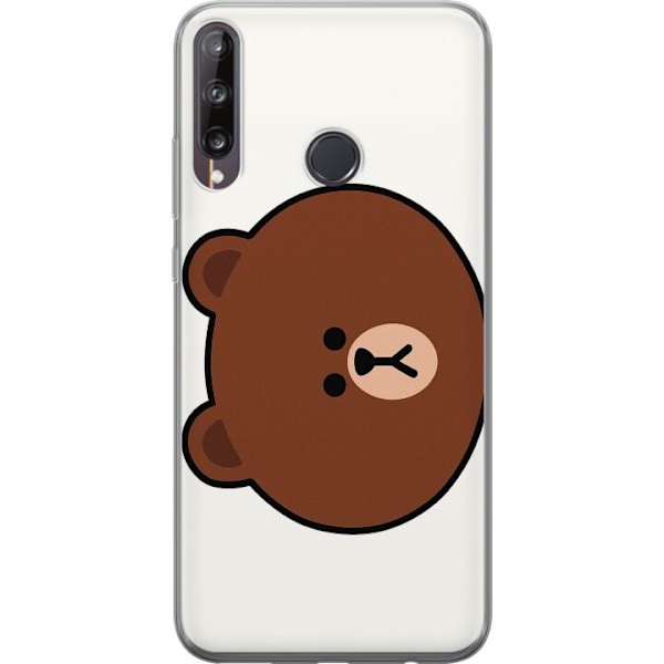 Huawei P40 lite E Genomskinligt Skal line friends brown