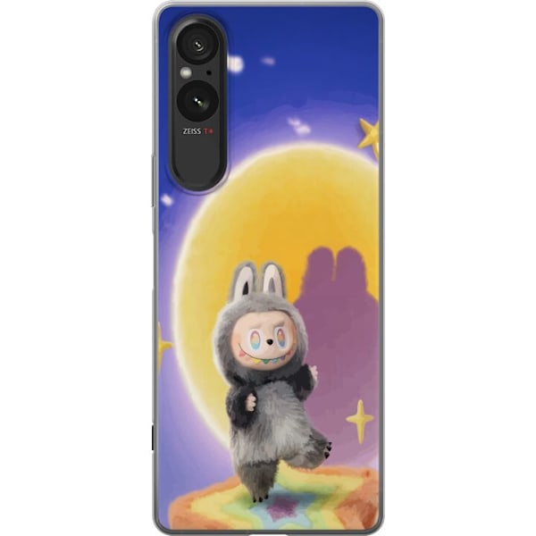 Sony Xperia 5 V Genomskinligt Skal Labubu Neon Pop – Neonfä