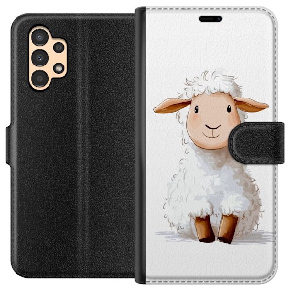 Samsung Galaxy A13 Lompakkokotelo Suloinen Lammas - lasten ja