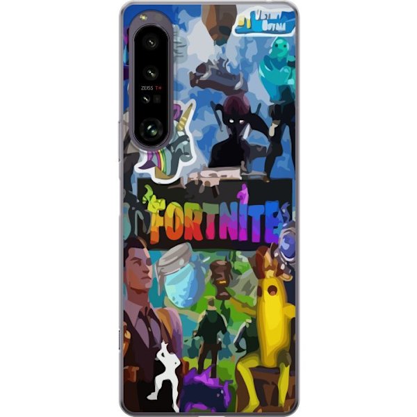 Sony Xperia 1 IV Gennemsigtig cover Fortnite