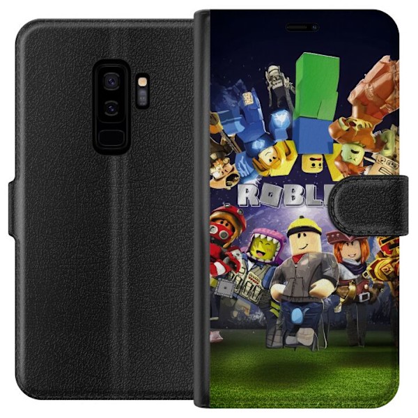 Samsung Galaxy S9+ Tegnebogsetui Roblox Verden - Gaming Eventy
