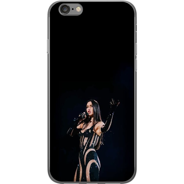 Apple iPhone 6 Gjennomsiktig deksel Dua Lipa – Pop Star Aest