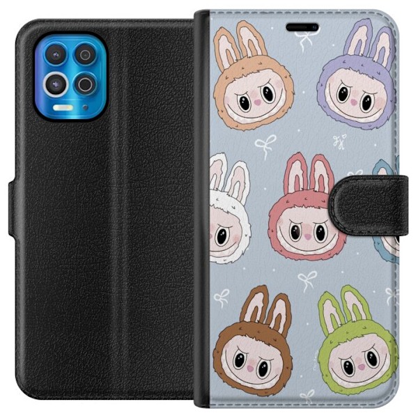 Motorola Edge S Plånboksfodral Labubu Star Pattern – Stjär