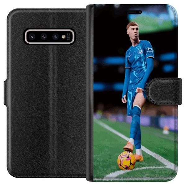 Samsung Galaxy S10+ Lompakkokotelo Fotboll