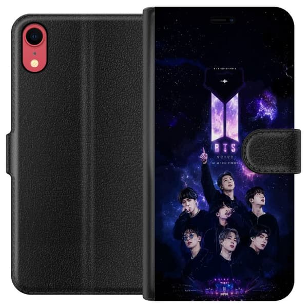 Kompatibelt Plånboksfodral till Apple iPhone XR BTS lila