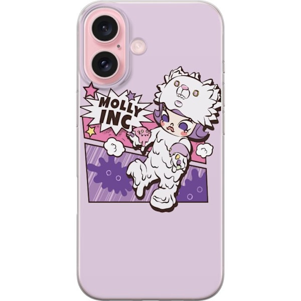 Apple iPhone 16 Gennemsigtig cover POP MART Molly