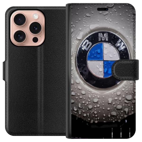 Kompatibelt Plånboksfodral till Apple iPhone 16 Pro BMW