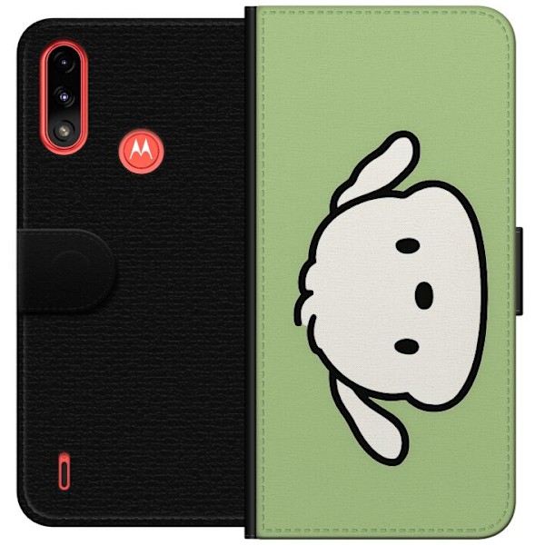 Motorola Moto E7 Power Tegnebogsetui Snoopy Flip