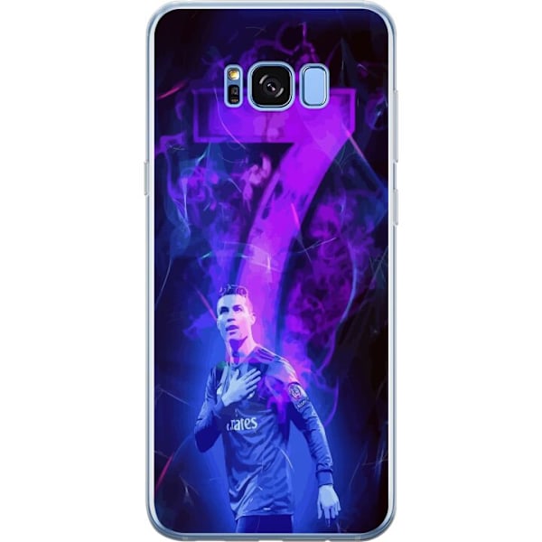 Samsung Galaxy S8+ Gjennomsiktig deksel Ronaldo 7 - Fotballleg