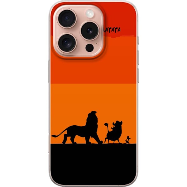 Apple iPhone 16 Pro Gennemsigtig cover Hakuna Matata