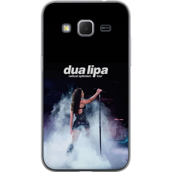 Samsung Galaxy Core Prime Läpinäkyvä kuori Dua Lipa – Signature Looks & Vibes