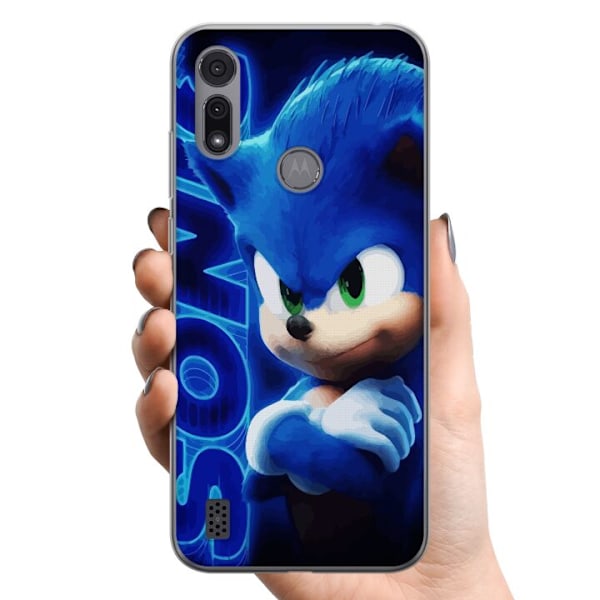 Motorola Moto E6i TPU Matkapuhelimen kuori Sonic the Hedgehog