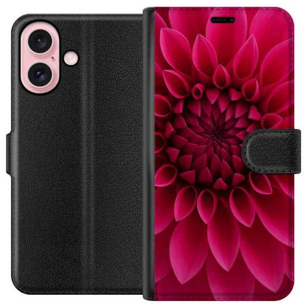 Apple iPhone 16 Lommeboketui Rosecore